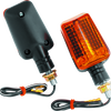 BikeMaster Universal Ministalk Marker Light - Black/Amber