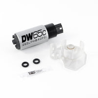 DeatschWerks 265 LPH Compact In-Tank Fuel Pump w/ Set Up Kit 08-15 Mitsu EVO X, 06-13 MazdaSpeed 3/6