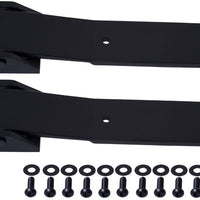 Kentrol 07-18 Jeep Wrangler JK Tailgate Hinge Pair - Textured Black