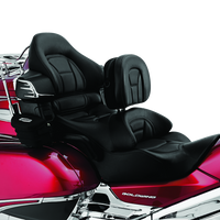 Kuryakyn Plug-N-Go Driver Backrest With Pouch