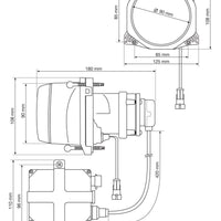 Hella 90MM Bi-Xenon High/Low Beam Module Head Lamp