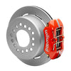 Wilwood Small Ford 11 in. Forged Dynapro Low-Profile Rear Parking Brake Kit (Red Calipers)