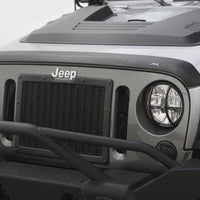 AVS 07-18 Jeep Wrangler Unlimited Ventvisor & Aeroskin Deflector Combo Kit - Matte Black