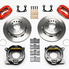 Wilwood Forged Dynalite P/S Park Brake Kit Red Big Ford 2.36in Offset