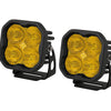 Diode Dynamics SS3 LED Pod Sport - Yellow SAE Fog Standard (Pair)