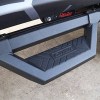 Deezee 99-23 Chevrolet/GMC/Dodge/Ford Full Size Truck Hex Cast - Crew Cab Side Steps (Txt Blk)