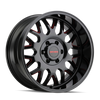 Mayhem 8110 Tripwire 20x10 / 8x170 BP / -19mm Offset / 130.8mm Hub Black w/ Prism Red Wheel