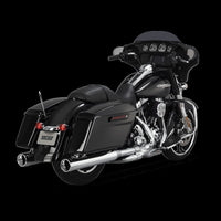 Vance and Hines Harley Davidson Monster Round Slip-Ons - Chrome