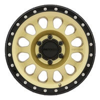 Method MR315 17x8.5 0mm Offset 6x135 87mm CB Gold/Black Street Loc Wheel