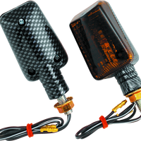 BikeMaster Universal Ministalk Marker Light - Carbon/Smoke