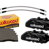 Wilwood 65-67 Ford Mustang D11 Calipers w/ Pads & Lines - Black