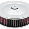 K&N 2-5/8in Flange 7in Diameter 3in Height Round Air Filter Assembly w/ Vent