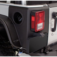 Bushwacker 07-18 Jeep Wrangler Trail Armor Rear Corners - Black