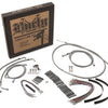 Burly Brand Control Kit 15in Bagger Bar - Stainless Steel