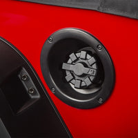 Rugged Ridge 01-19 Jeep Wrangler TJ/LJ/JK/JL Black Elite Aluminum Fuel Cap