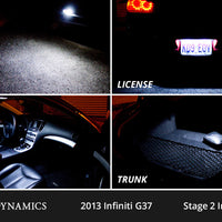 Diode Dynamics 07-15 Infiniti G37 Sedan Interior LED Kit Cool White Stage 2