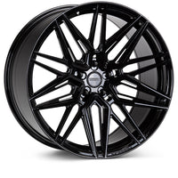 Vossen HF-7 22x10.5 / 5x127 / ET35 / Deep Face / 71.5 - Gloss Black Wheel