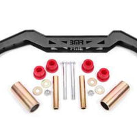 BMR 79-93 Ford Mustang Transmission Crossmember TH350/PG/700R4/C4/C6/AOD/4L60 - Black Hammertone