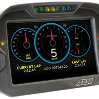 AEM CD-7 Logging GPS Enabled Race Dash Carbon Fiber Digital Display w/o VDM (CAN Input Only)