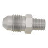 DeatschWerks 4AN Male Flare to 1/16in NPT Male - Anodized Stainless Steel