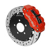 Wilwood Narrow Superlite 6R Front Big Brake Kit 12.88in Drilled Red 05-11 Ford Crown Victoria