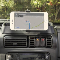 Rugged Ridge Dash Multi-Mount W/Phone Holder 97-06 Jeep Wrangler