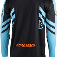 Answer 25 Arkon Nitrus Jersey Blue/Black/Hyper Orange - XS