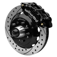 Wilwood Superlite 6R Front Brake Kit for 63-87 Chevy C10 Prospindle 13.06 in Diameter Black Calipers