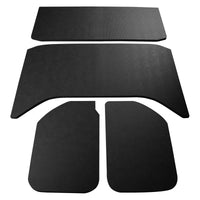 DEI 11-18 Jeep Wrangler JK 4-Door Boom Mat Headliner - 4 Piece - Black Leather Look