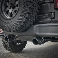 aFe Rebel Series 2.5in 304 SS Cat-Back Exhaust w/ Black Tips 2018+ Jeep Wrangler (JL) V6 3.6L