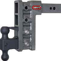 Gen-Y Mega Duty 2.5in Shank 9in Drop 3.5K TW 32K Hitch w/GH-0161 Dual-Ball/Pintle Lock