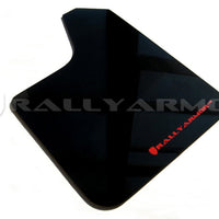 Rally Armor Universal Fit (No Hardware) Black UR Mud Flap w/ Blue Logo