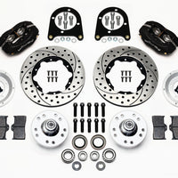 Wilwood Forged Dynalite Front Kit 11.00in Drilled 37-48 Ford Psgr. Car Spindle