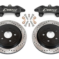 BMR Suspension 08-09 Pontiac GT Brake Kit for 15in Conversion Drilled & Slotted Rotors - Black